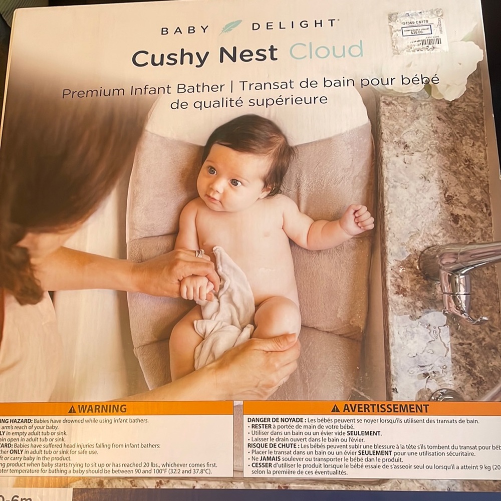 Infant bather for babies